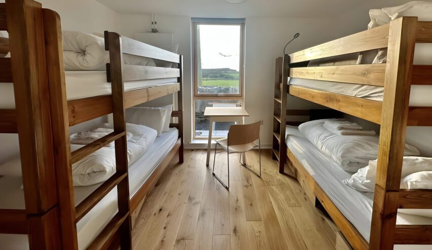 bunkrooms at new town hall bunkhouse whithorn