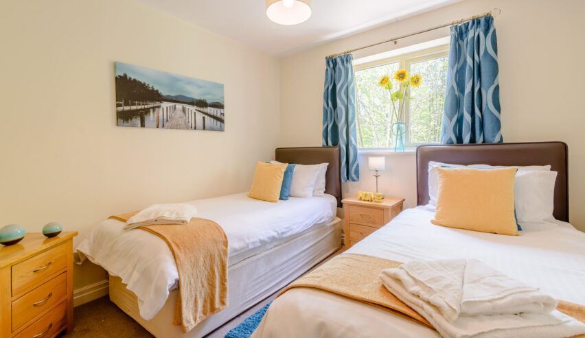 twin bedroom at cote ghyl mill