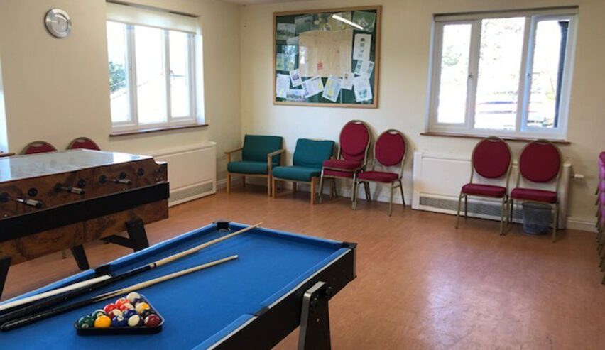 games room at Ghyll Head activity centre