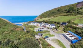 Ty Cwch Boathouse on the welsh coast