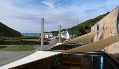 Ty Cwch Boathouse View form Utility Roof