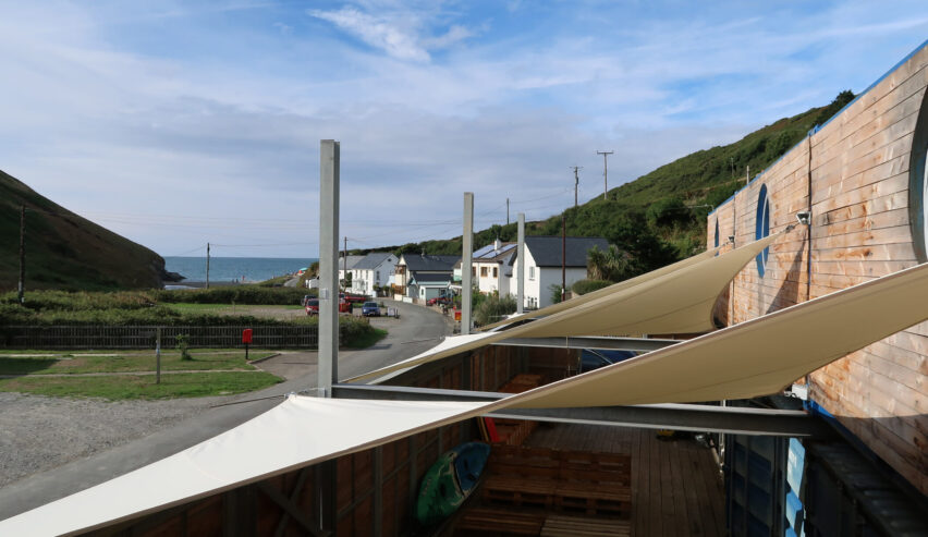 Ty Cwch Boathouse View form Utility Roof