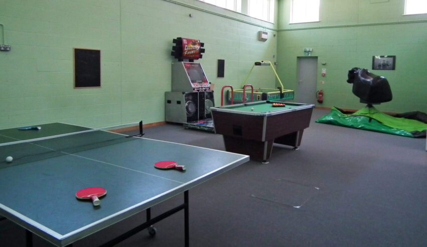 games room at the skegness holiday centre ( Derbyshire Childrens Home )