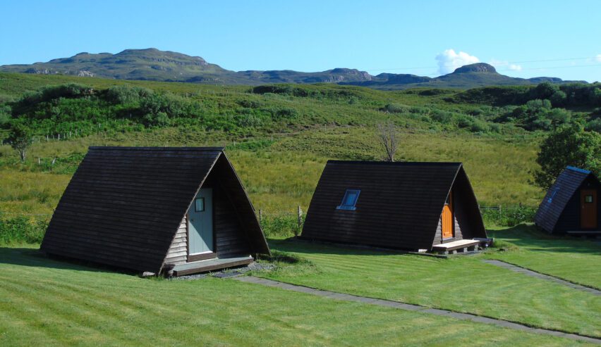 wig wams coft bunkhouse isle of skye