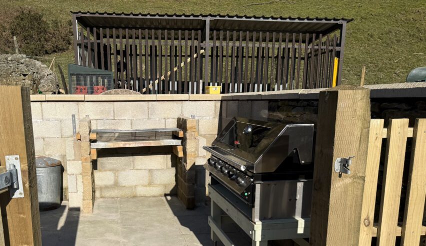 BBQ at John hunt Centre at Hagg Farm with views over ladybower