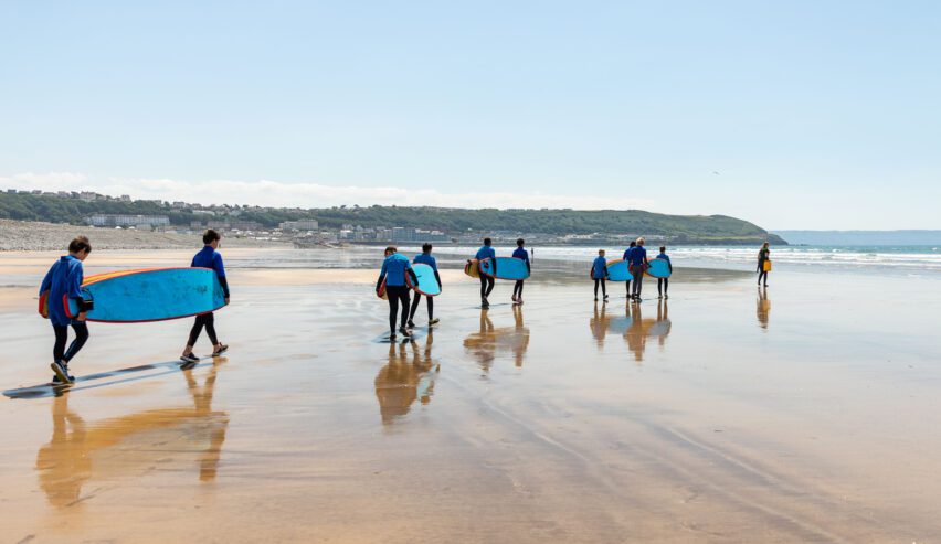 surfing at Skern Lodge Appledore
