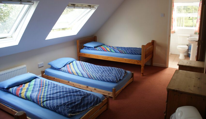 single beds at Skern Lodge Appledore