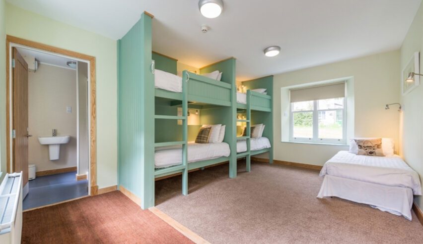 dorm room at Kindrogan House