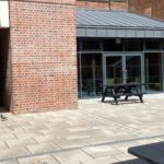 Gateway Lodge Ashbourne main door and patio