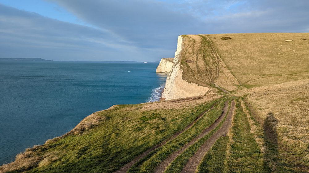 Chalk Cliffs on the England Coast Path