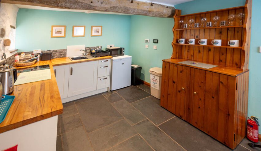 self catering kitchen at Wild Wool Barn in Ennerdale