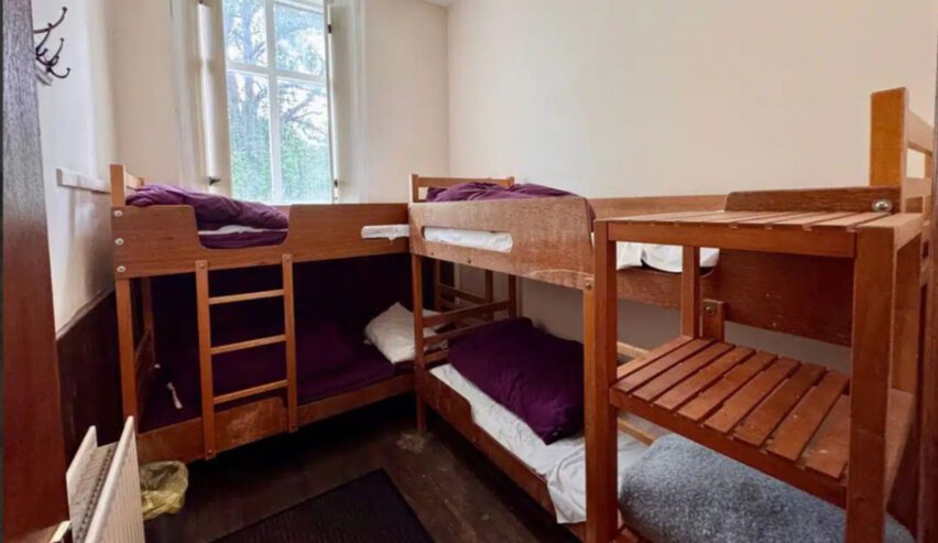 bedroom at bunkhouse at Street Head Caravan Park