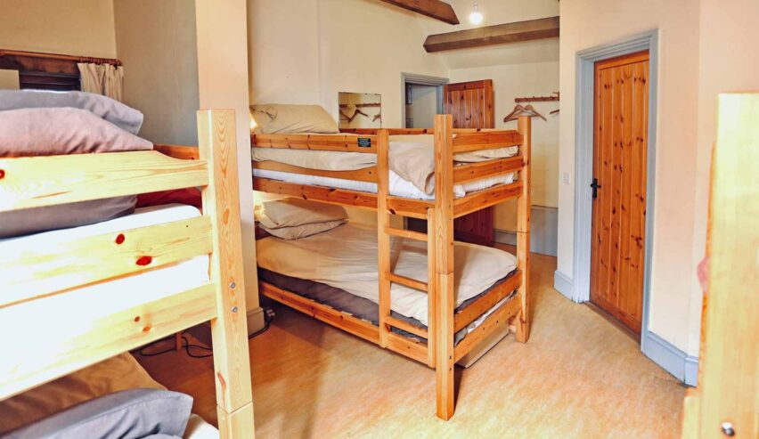 private bunkroom at Wern Watkin Bunkhouse