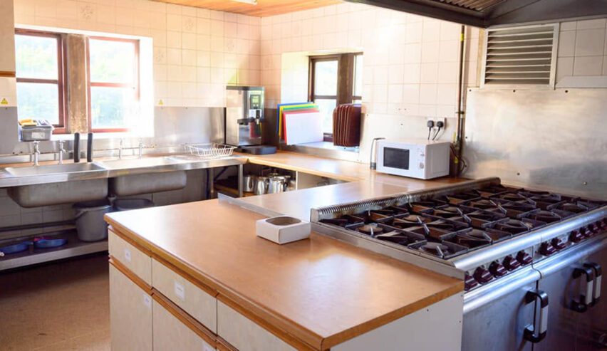 self catering kitchen at Scammonden Activity Centre