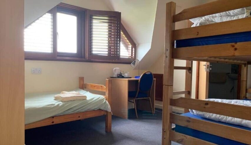 dorm bedrrom at Slapton Ley field study centre