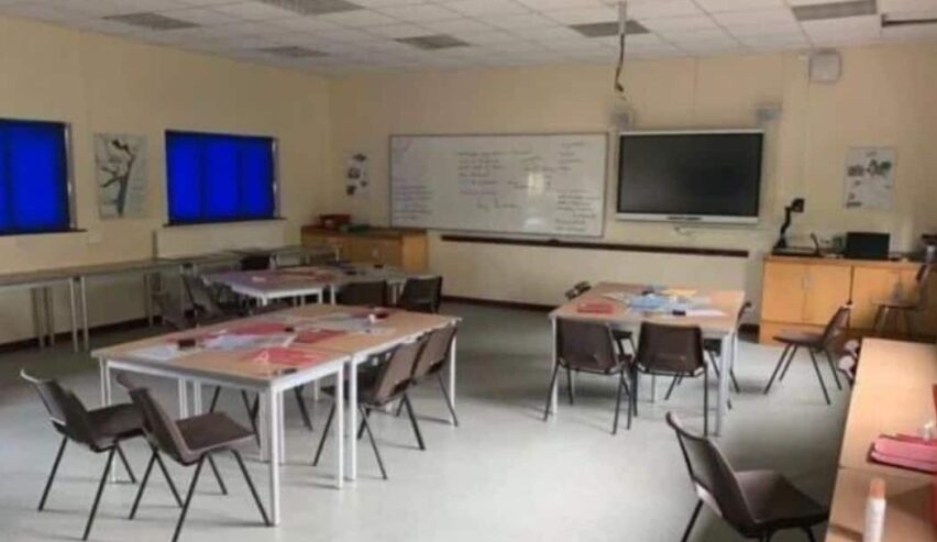 classroom at Slapton Ley field study centre