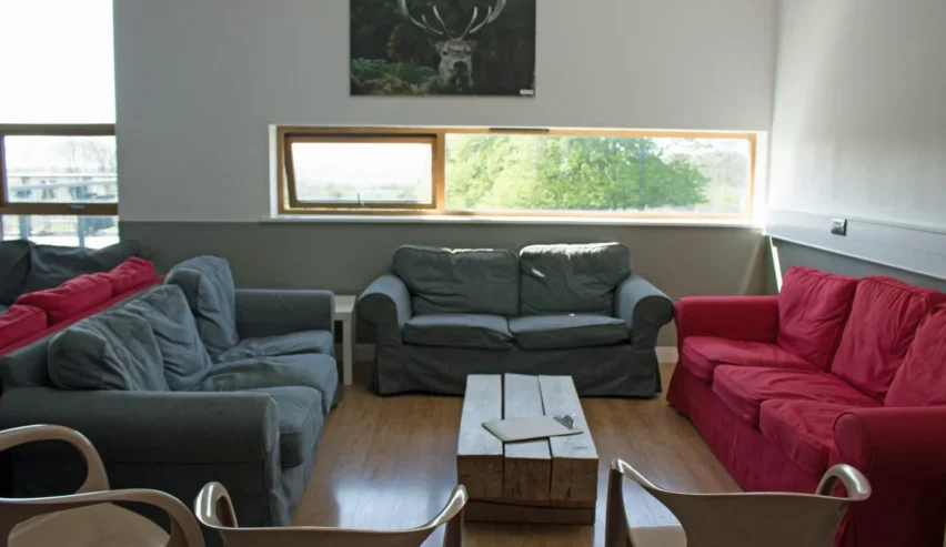 lounge with view at FSC Margam Discovery Centre