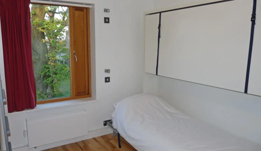 single bed in room at FSC Margam Discovery Centre