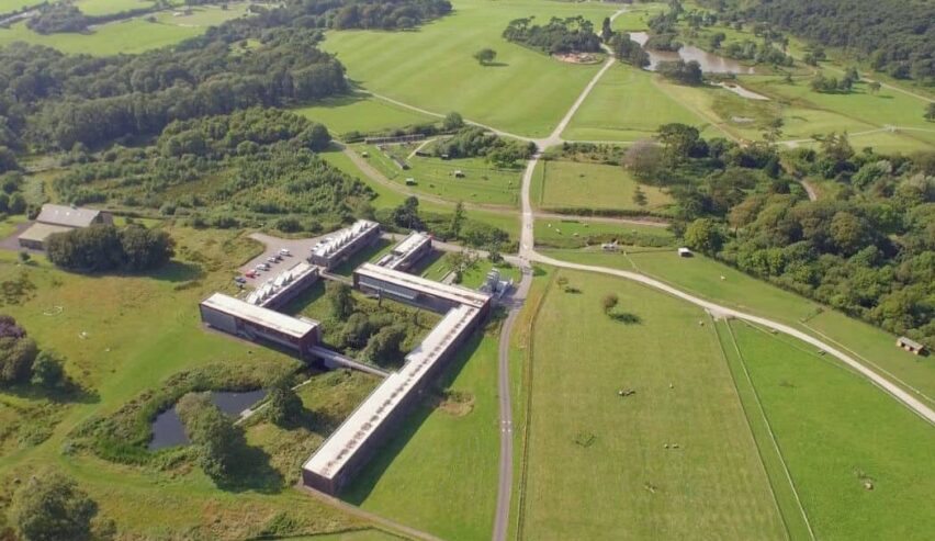 ariel view of FSC Margam Discovery Centre