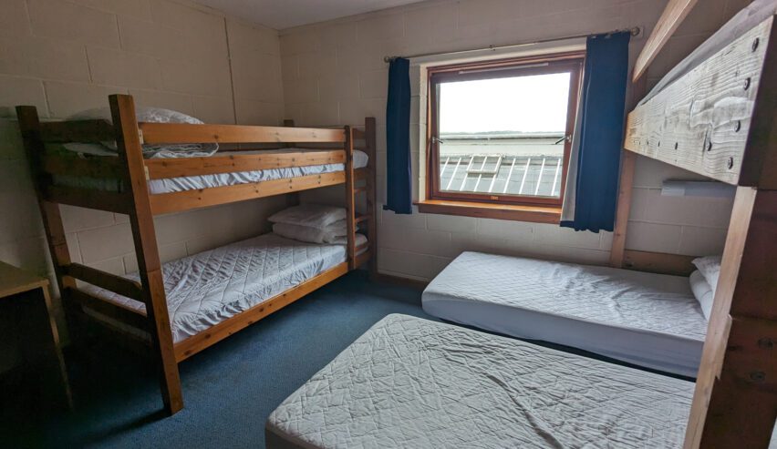 bunks in bedrooms at dale fort field centre