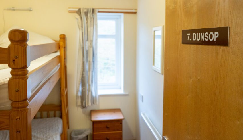 private bedroom at smelt mill bunkhouse