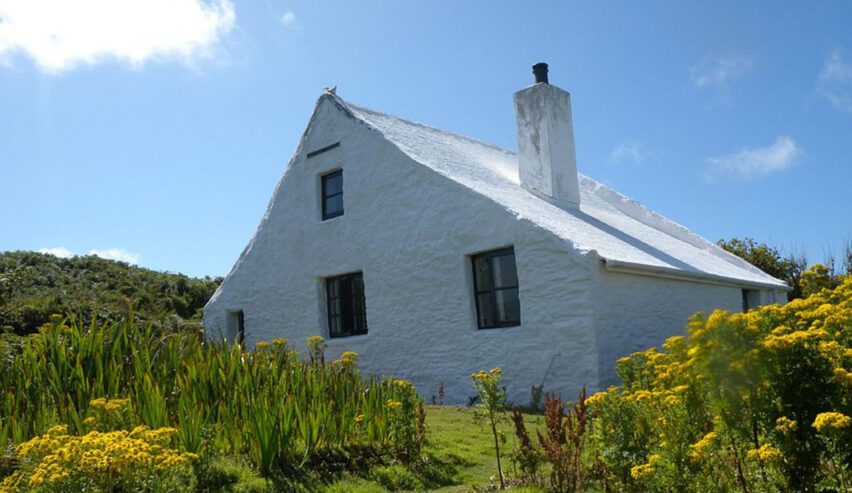 outside view of Skokholm Island accommodation