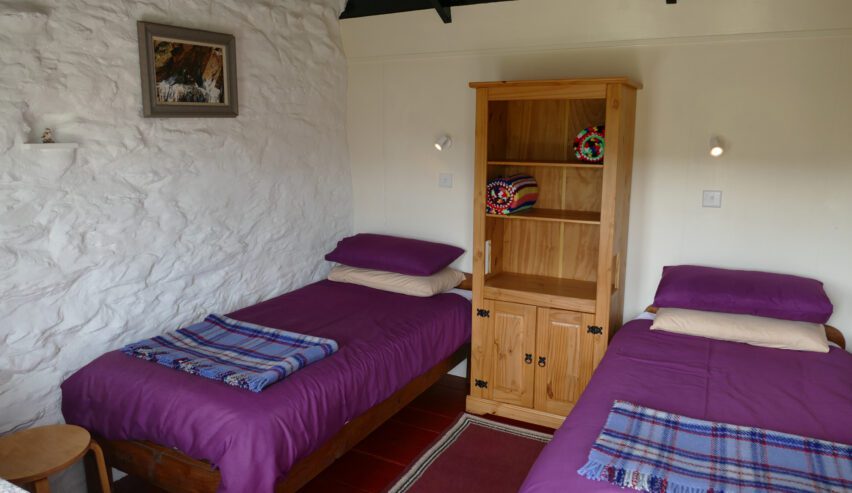 twin room on Skokholm Island accommodation