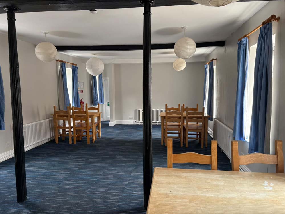 Lounge at Leominster Youth Hostel