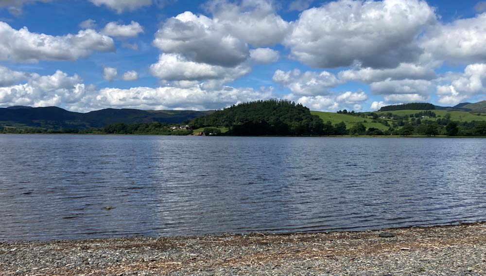 bala lake from Llandower ideal for wild swiming