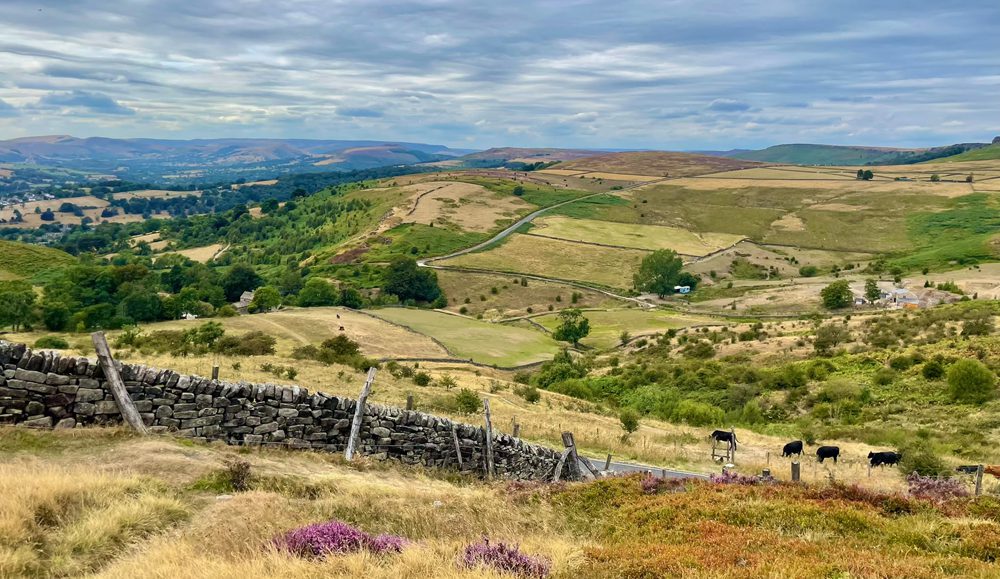 Offas dyke in a heatwave