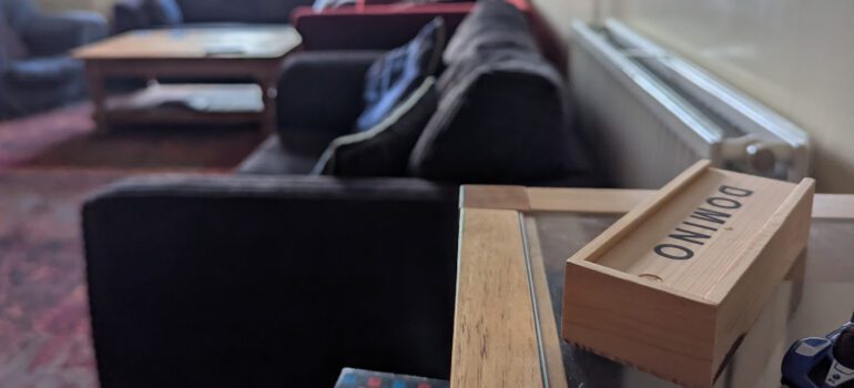 Dominos and board games at the old yha kington