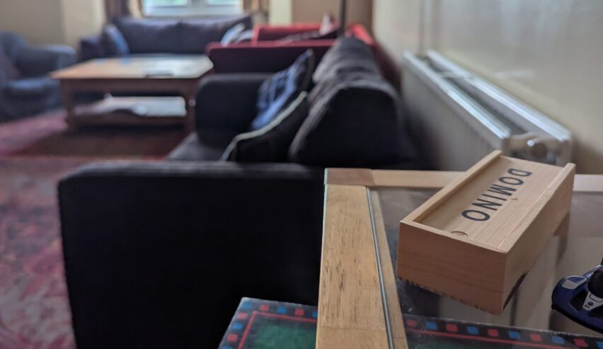 Dominos and board games at the old yha kington