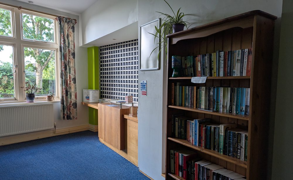 Reception at the old yha kington