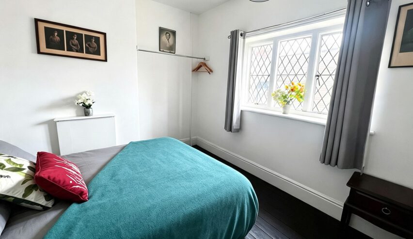 double bedroom at the pie shop self catering accommodation in Melton Mowbray