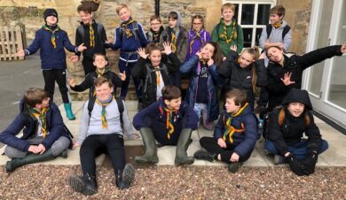 Scouts at seahouses hostel