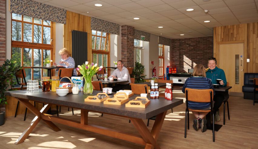 breakfats at cote ghyll mill B&B