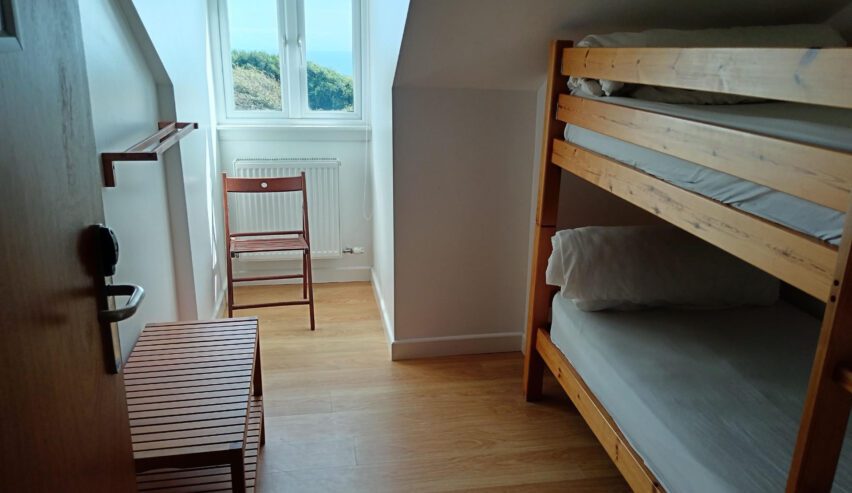 bedroom at Rhossili hall bunkhouse