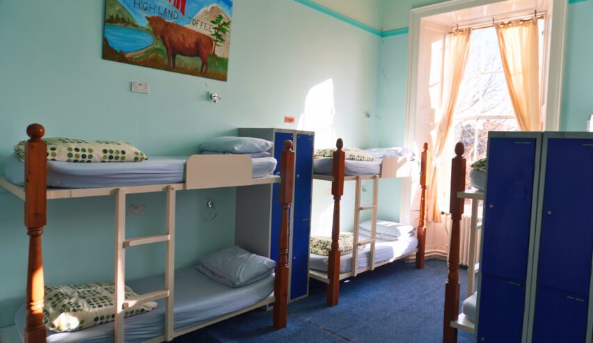 dorm at Castle Rock Hostel