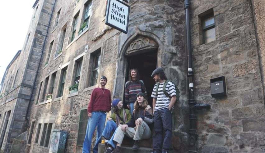 people outside High Street Hostel