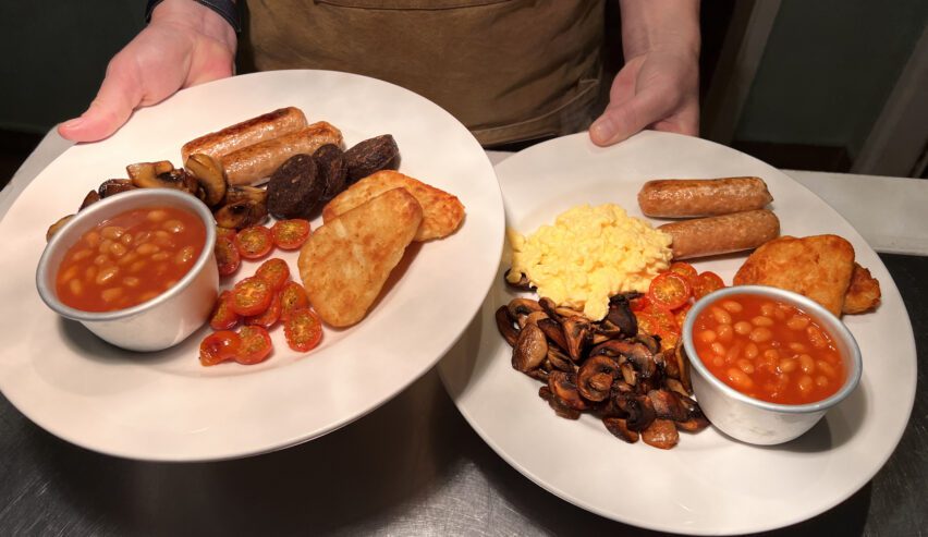 breakfast Kettlewell Hostel
