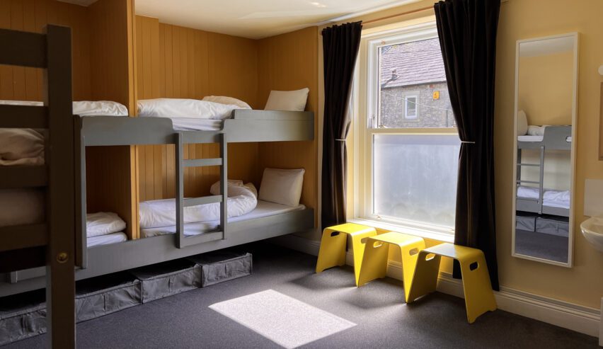Dorm room at Kettlewell Hostel