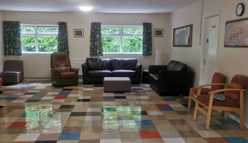 common room at Dartmoor Activity Centre