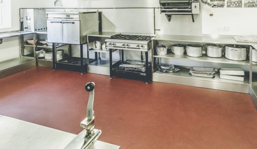 kitchen at dartmoor activity centre