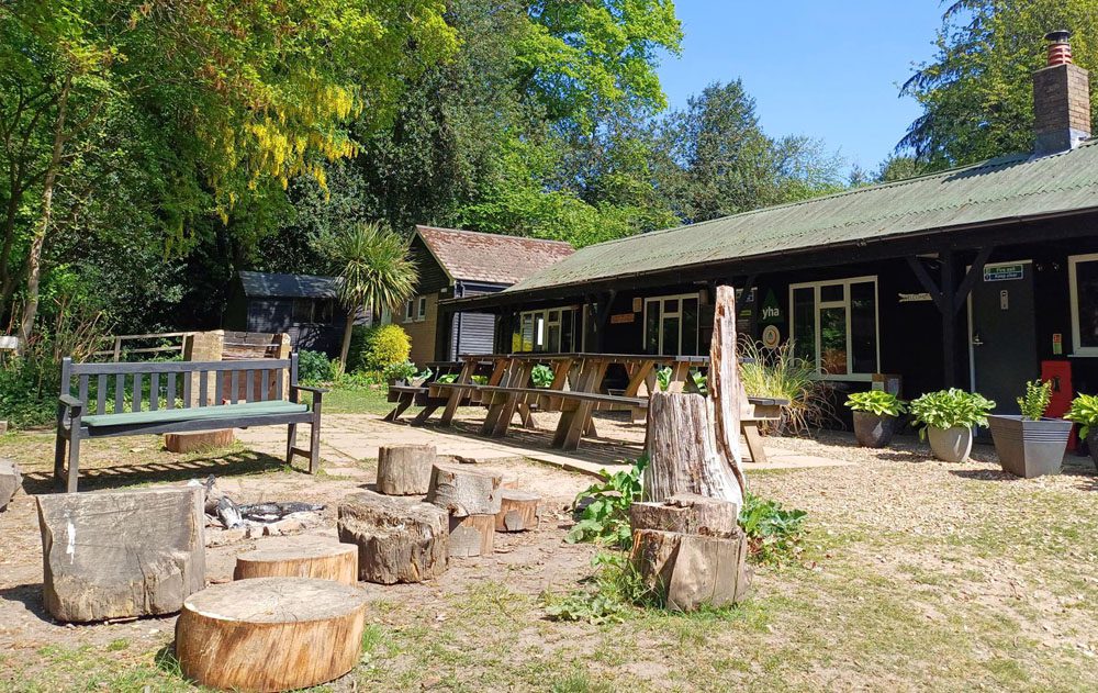 firepit at jordans youth hostel