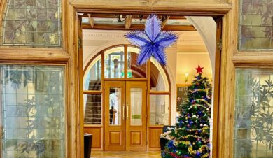 Christmas at Haworth Gothic Mansion Youth Hostel